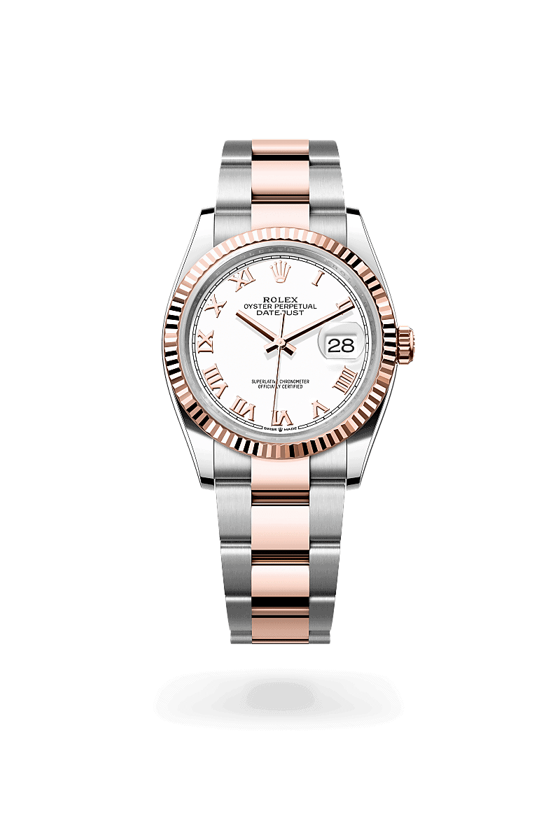 Rolex Datejust 36 in Rolesor Everose (Kombination aus Edelstahl Oystersteel und Everose-Gold)