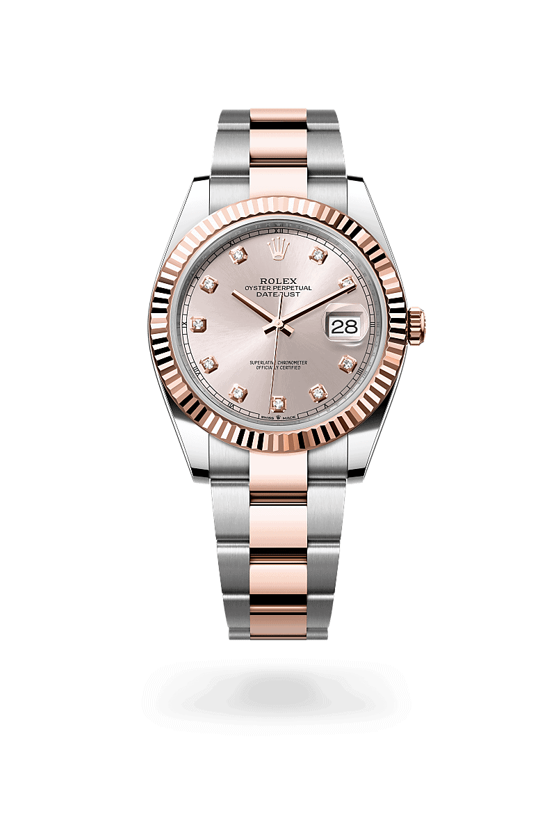 Rolex Datejust 41 in Rolesor Everose (Kombination aus Edelstahl Oystersteel und Everose-Gold)