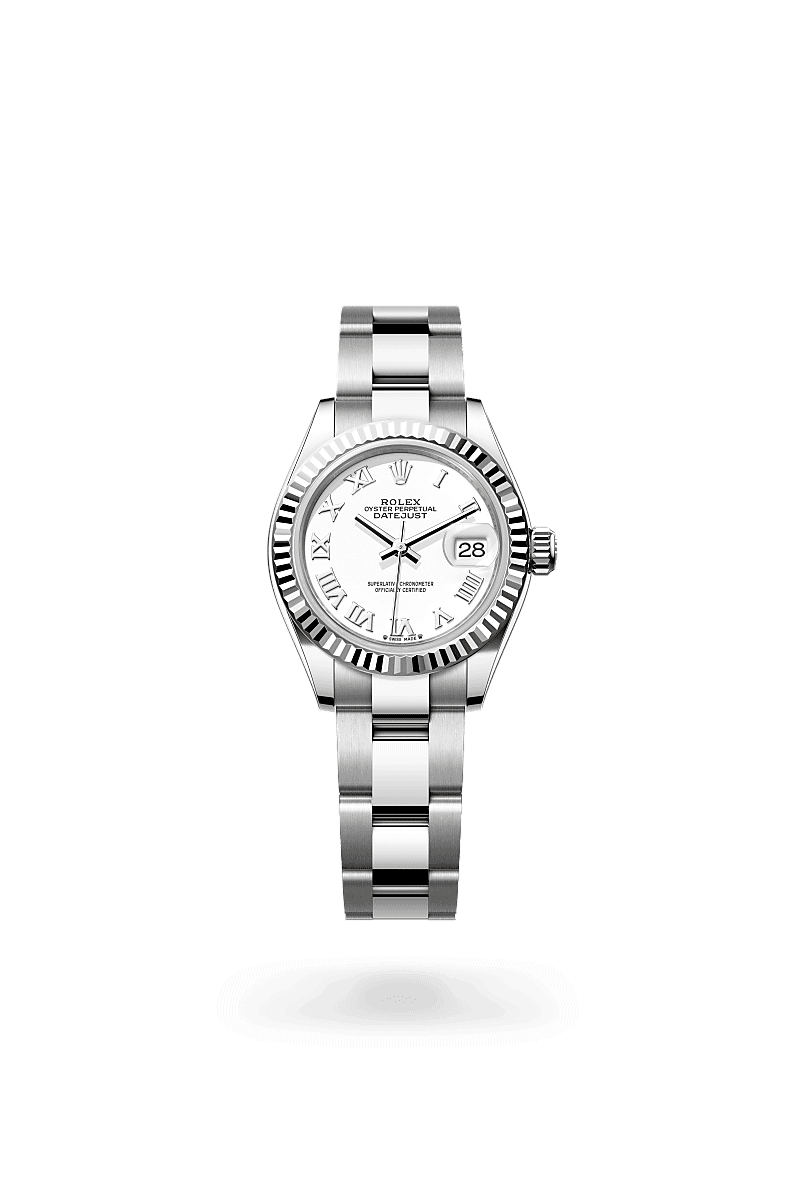 Rolex Lady-Datejust in Rolesor weiß (Kombination aus Edelstahl Oystersteel und Weißgold)