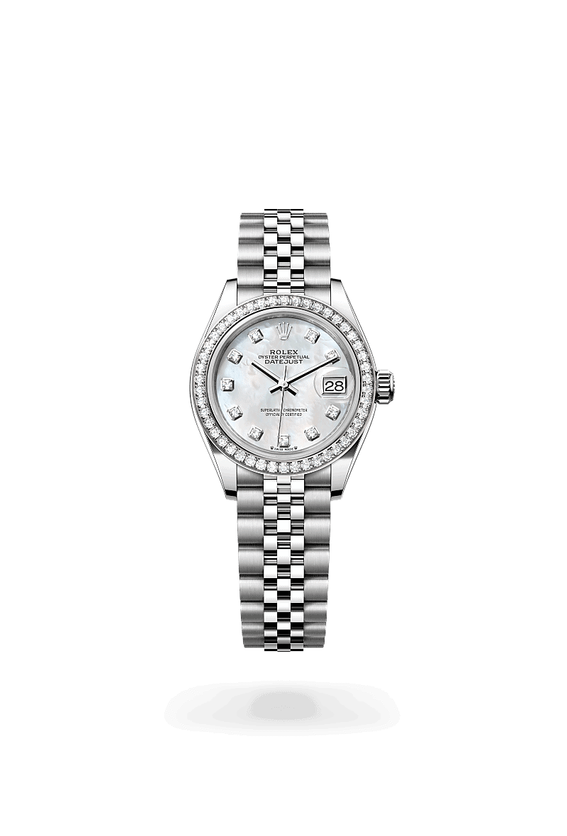 Rolex Lady-Datejust in Rolesor weiß (Kombination aus Edelstahl Oystersteel und Weißgold)